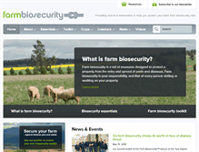 Tablet Screenshot of farmbiosecurity.com.au